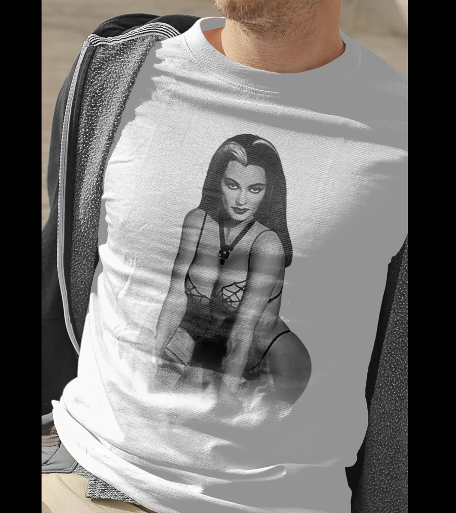 Lily Munster Retro Style Swimwear Pin-Up T-Shirt