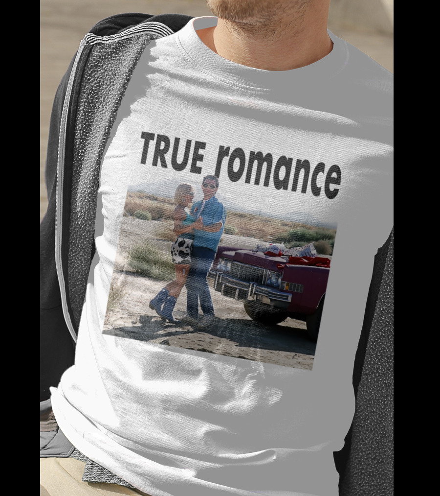 TRUE Romance Classic Movie Scene Desert Cadillac T-Shirt
