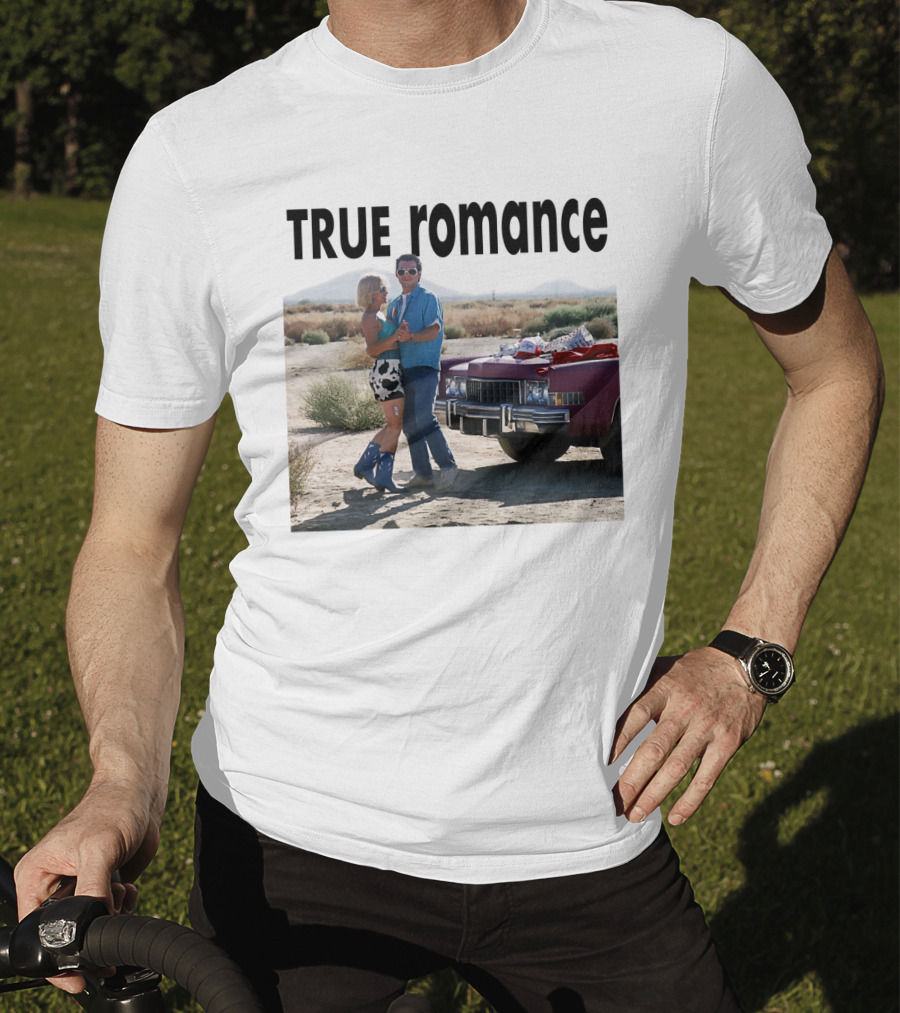 TRUE Romance Classic Movie Scene Desert Cadillac T-Shirt