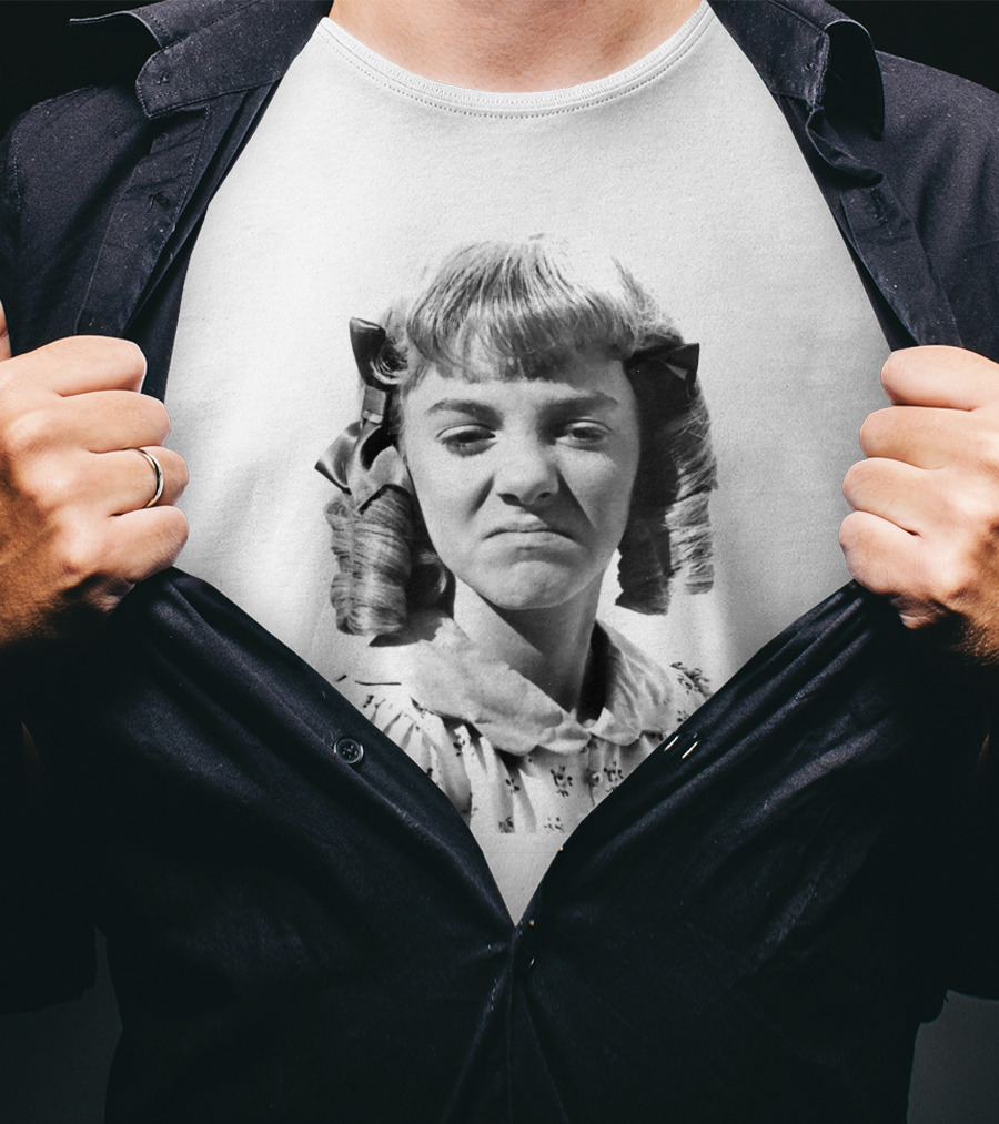 Alison Arngrim Little House On The Prairie Nellie Oleson Iconic Character Face T-Shirt
