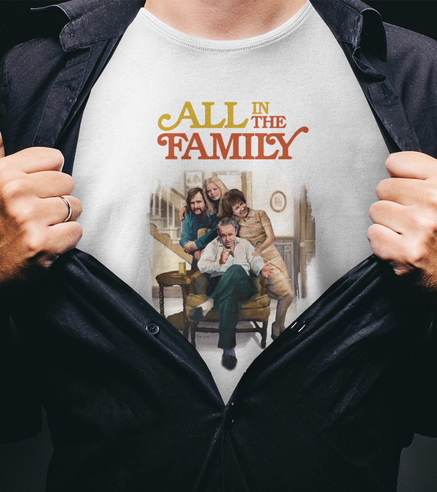 All In The Family Classic TV Sitcom Cast T-Shirt