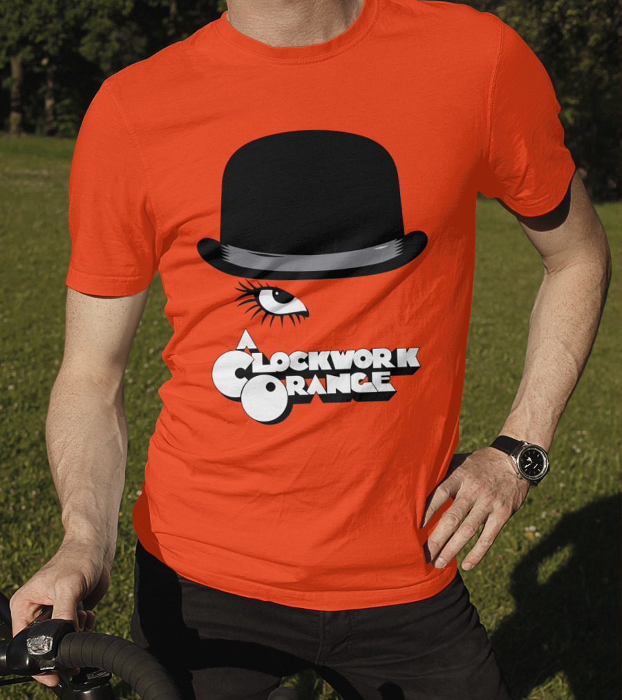 A Clockwork Orange Bowler Hat And Eyelash T-Shirt