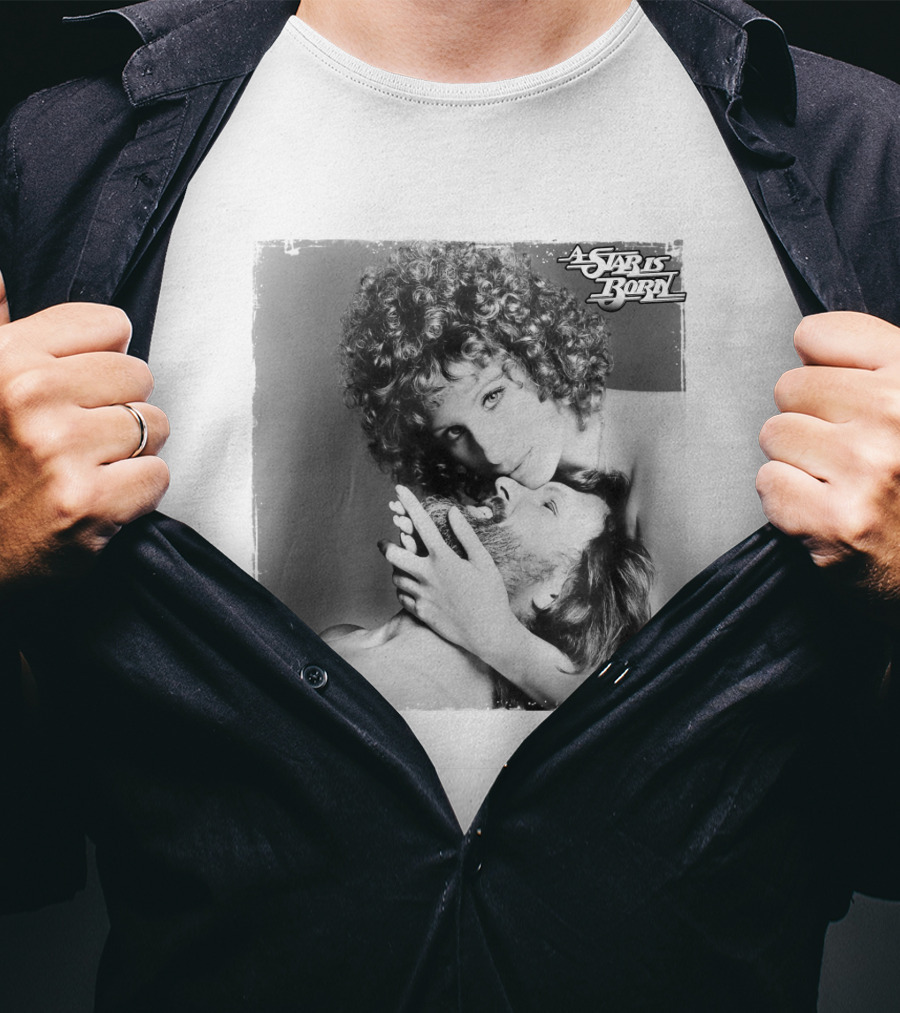 A Star Is Born Romantic Black And White Classic Photography T-Shirt