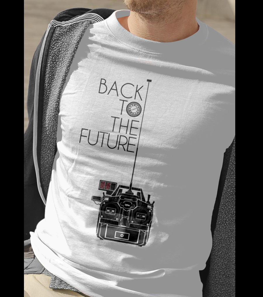 Back To The Future Delorean Vector T-Shirt