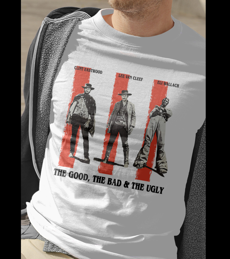 Clint Eastwood Lee Van Cleef Eli Wallach The Good The Bad And The Ugly T-Shirt