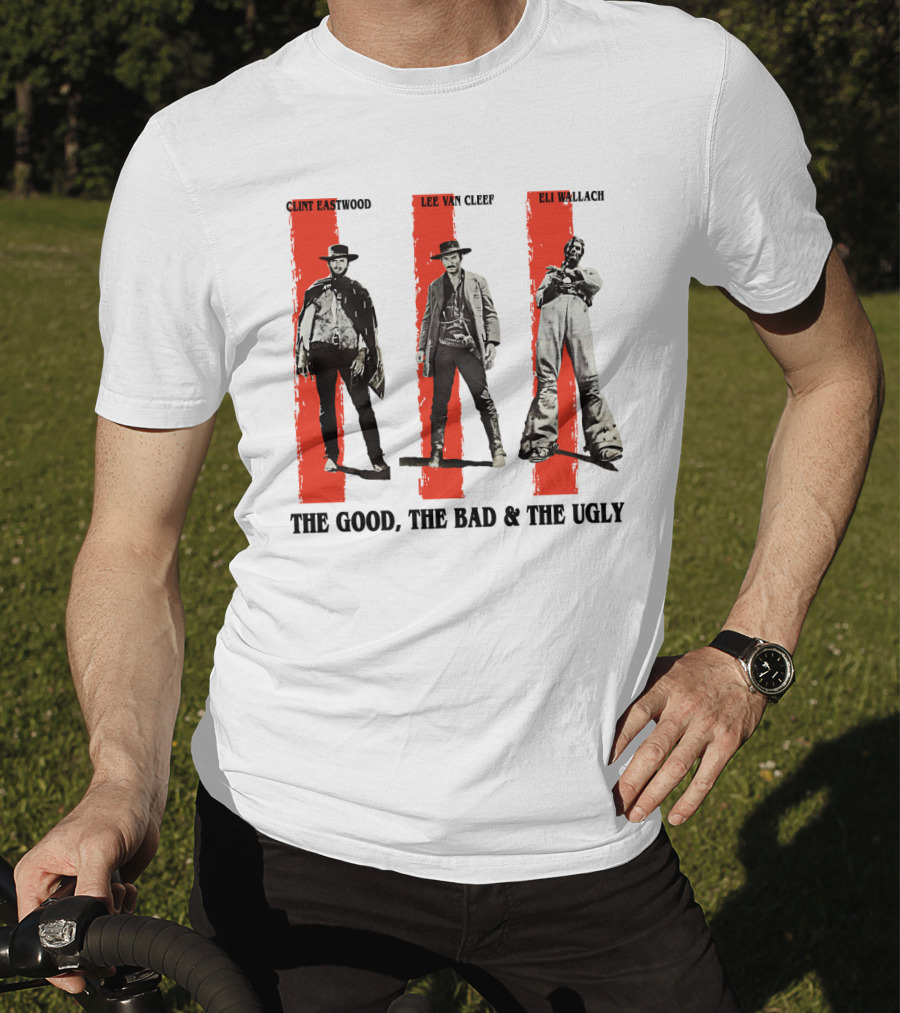 Clint Eastwood Lee Van Cleef Eli Wallach The Good The Bad And The Ugly T-Shirt