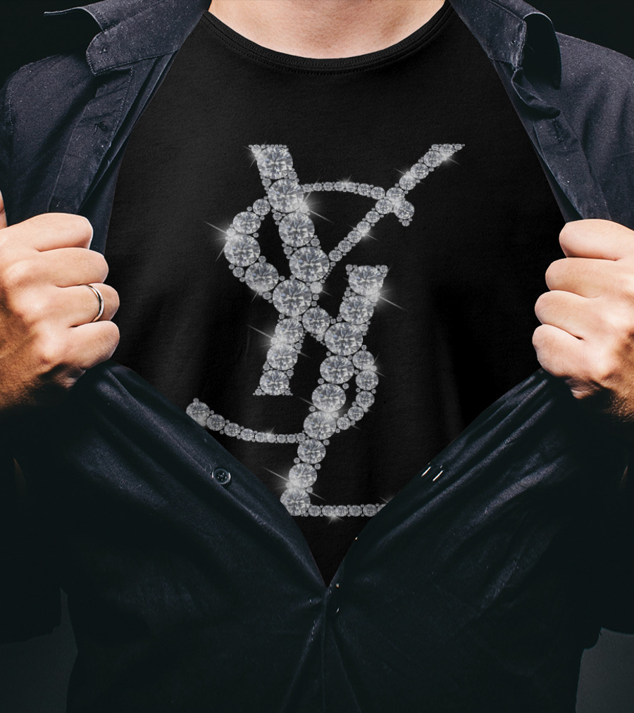 YSLT Diamond Lettering T-Shirt