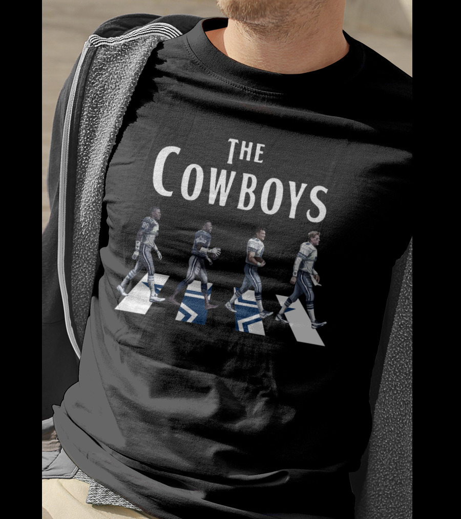 The Cowboys Football Abbey Road Homage T-Shirt