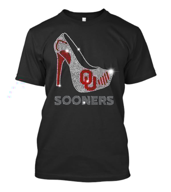 Oklahoma Sooners OU High Heel Sparkle T-Shirt