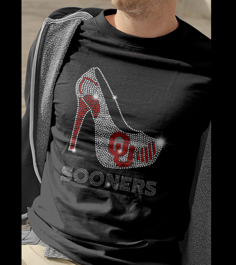 Oklahoma Sooners OU High Heel Sparkle T-Shirt