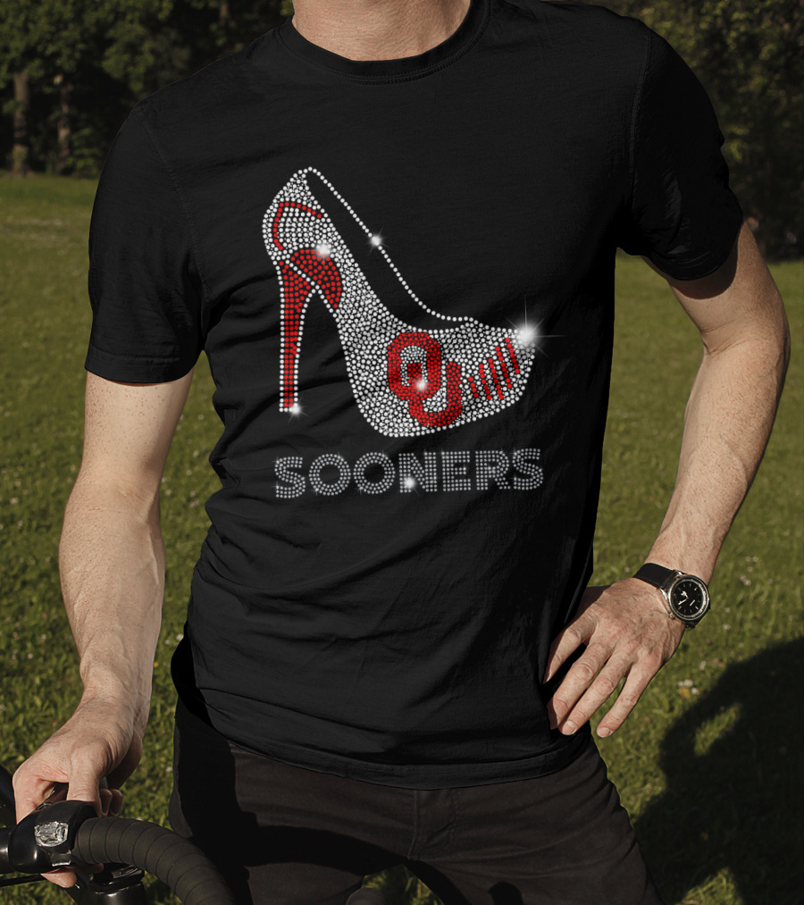 Oklahoma Sooners OU High Heel Sparkle T-Shirt