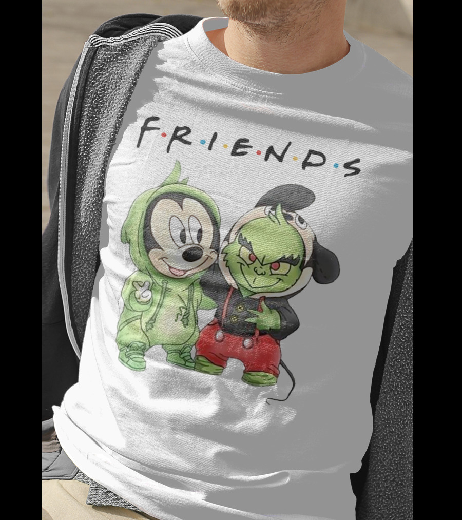 Friends Grinch Mickey Mashup T-Shirt