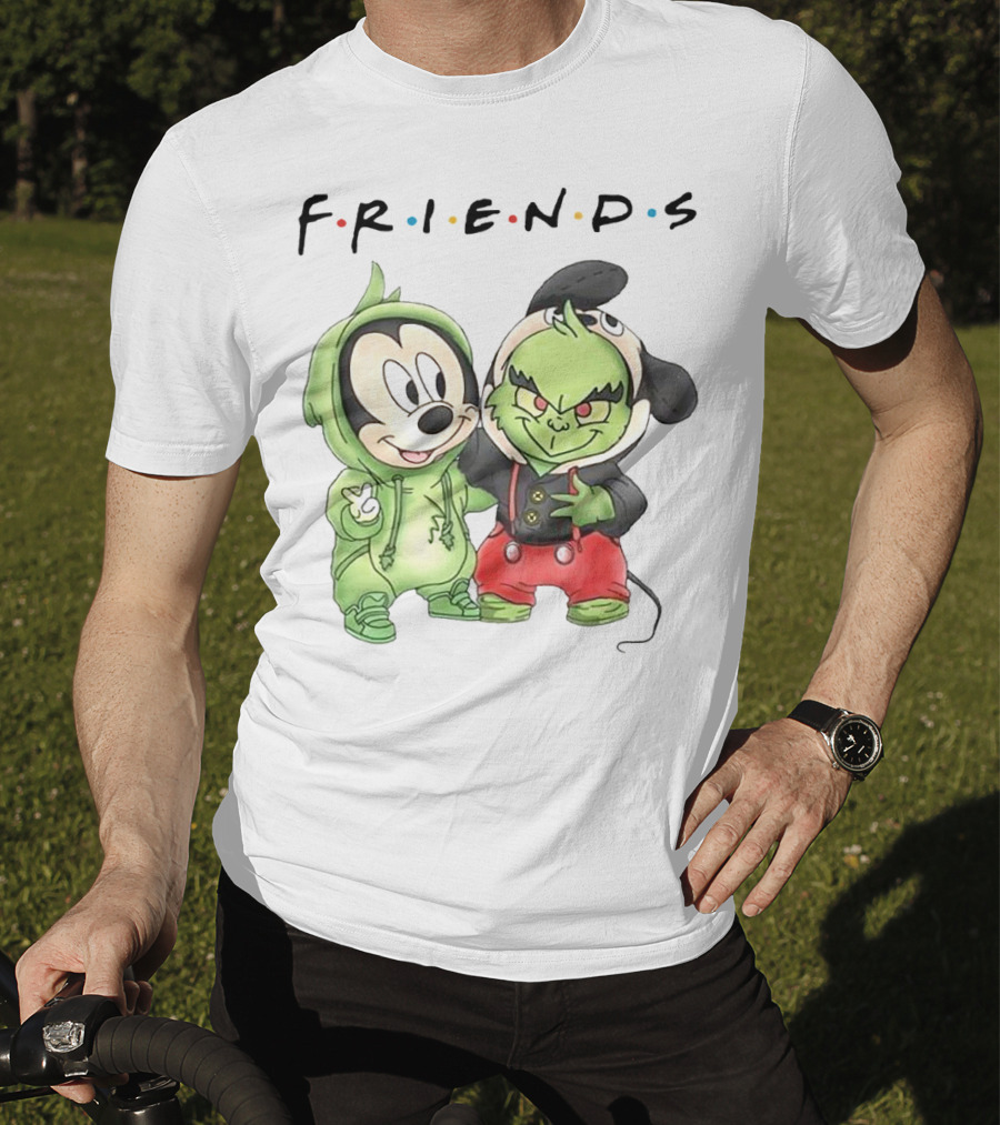 Friends Grinch Mickey Mashup T-Shirt
