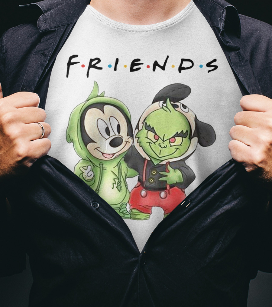 Friends Grinch Mickey Mashup T-Shirt