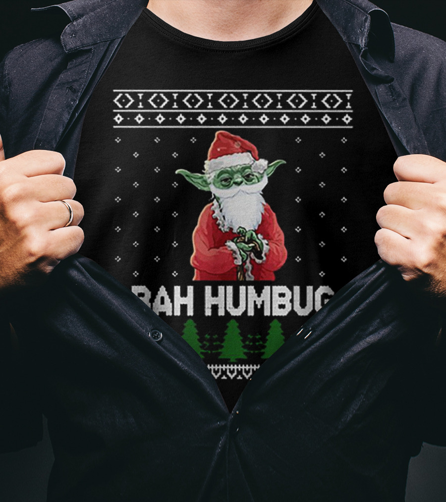 Santa Yoda Bah Humbug Christmas T-Shirt