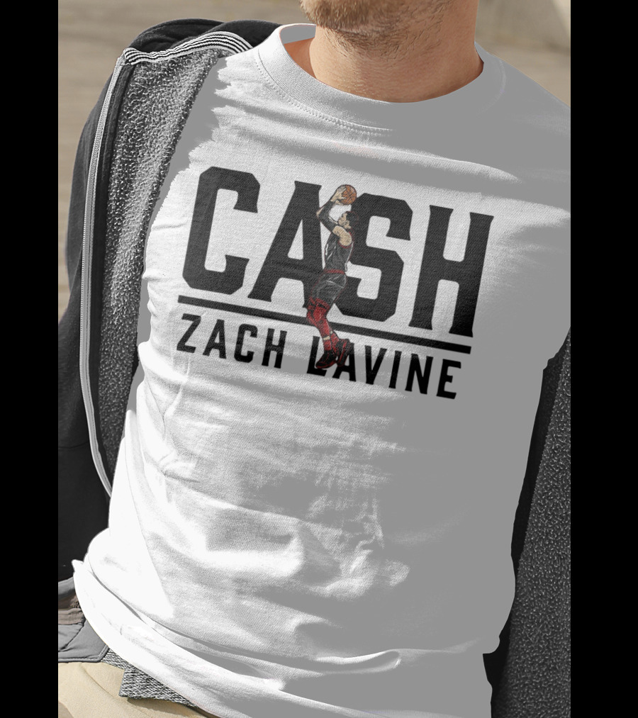 Cash Zach Lavine Chicago Basketball Jumper T-Shirt