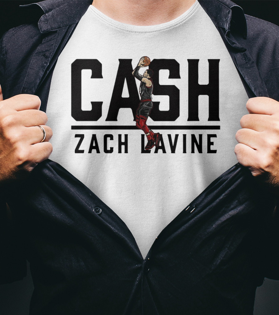 Cash Zach Lavine Chicago Basketball Jumper T-Shirt