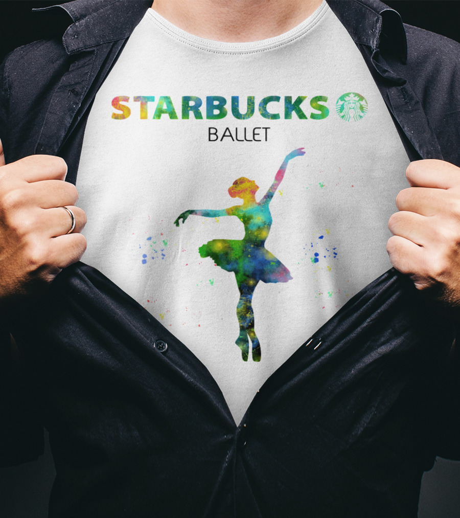 Starbucks Ballet Colorful Dance T-Shirt