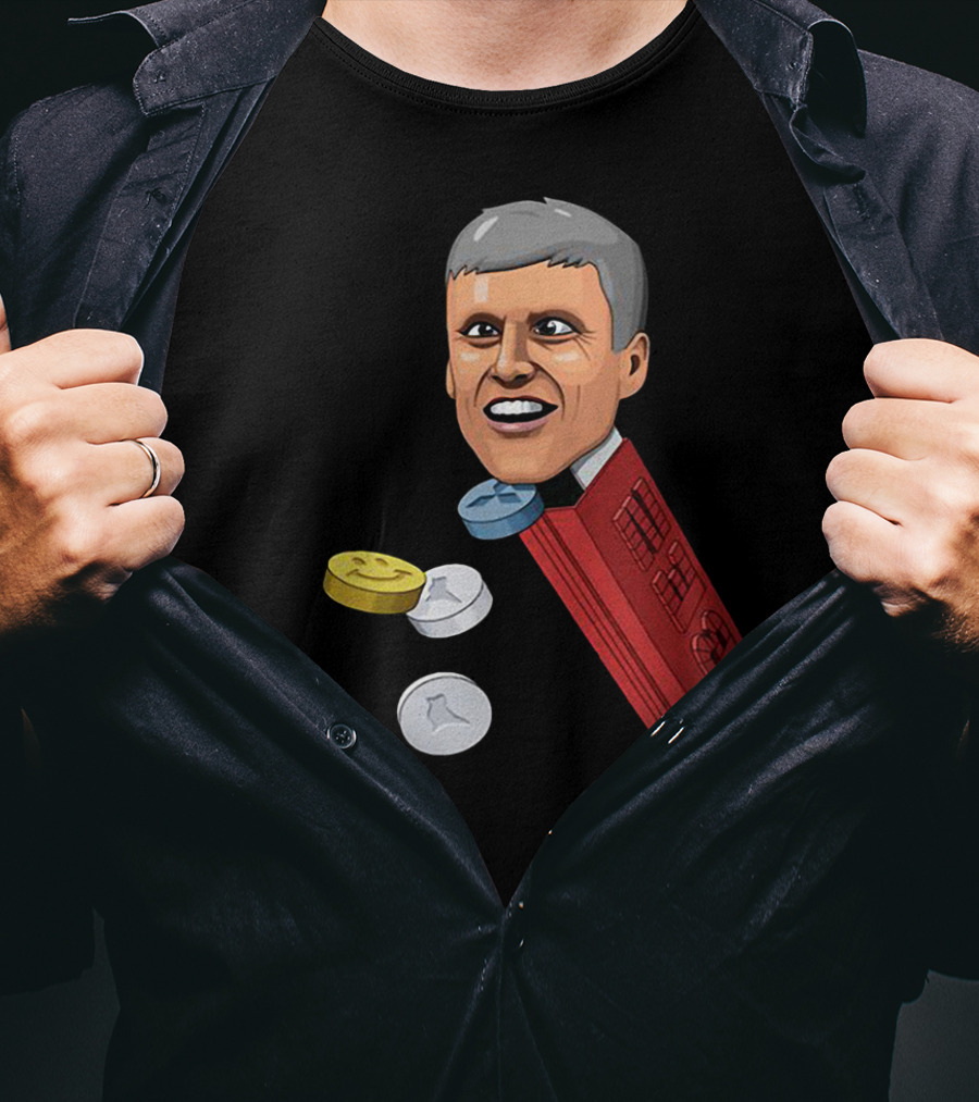 Jim’ll Paint It Dispenser With Flying Colorful Tablets T-Shirt