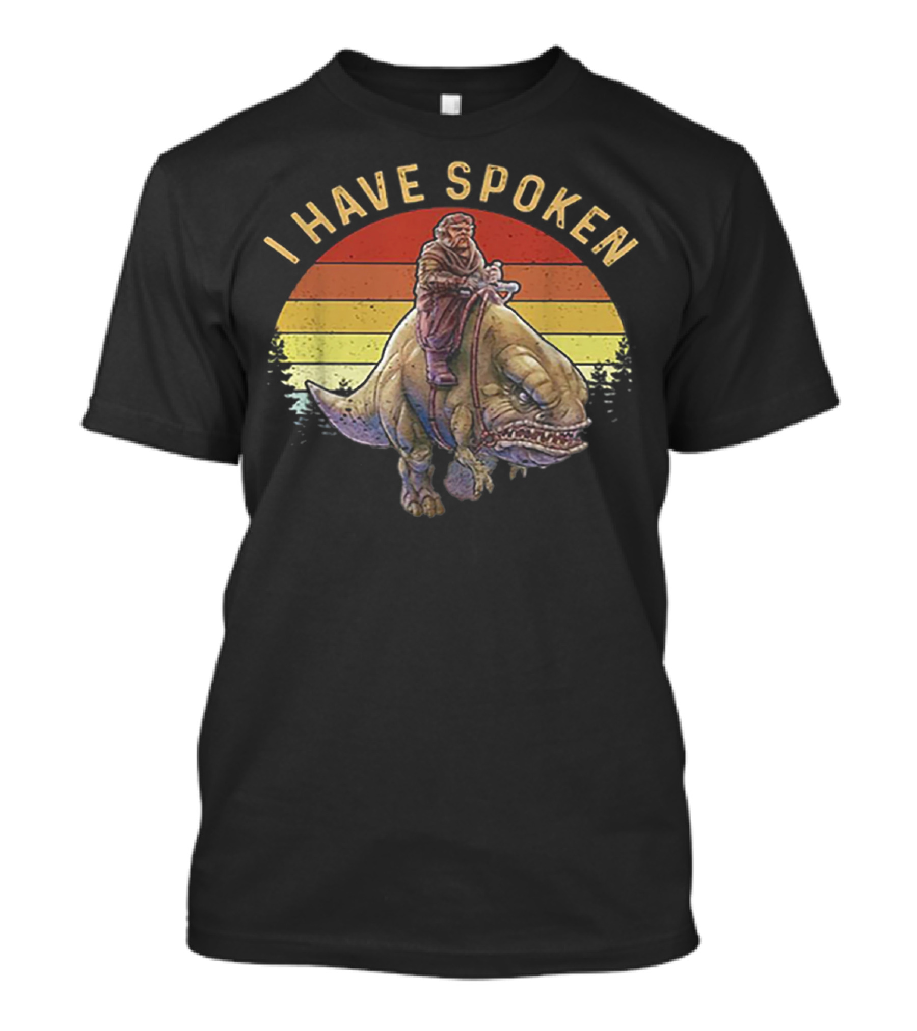 Kuill The Mandalorian I Have Spoken Retro Sunset T-Shirt