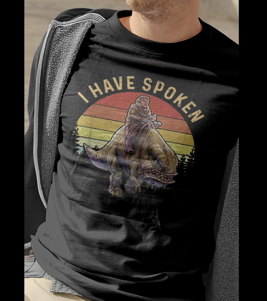 Kuill The Mandalorian I Have Spoken Retro Sunset T-Shirt