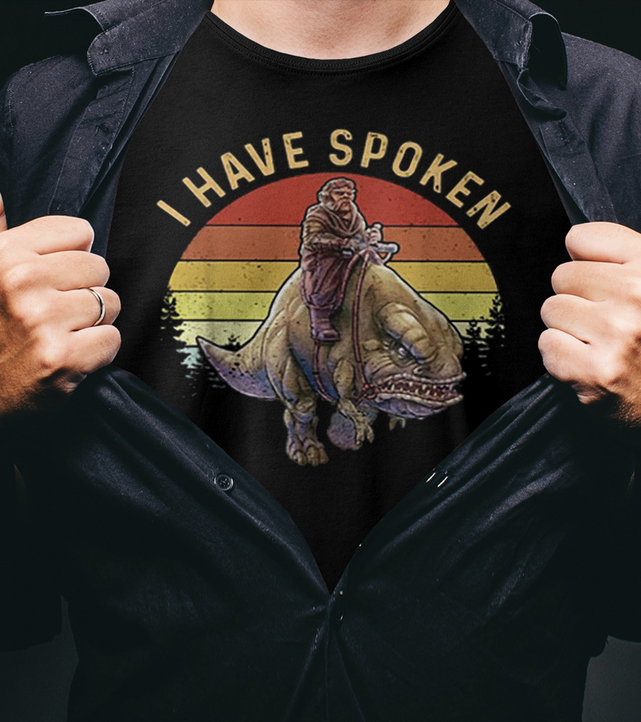 Kuill The Mandalorian I Have Spoken Retro Sunset T-Shirt