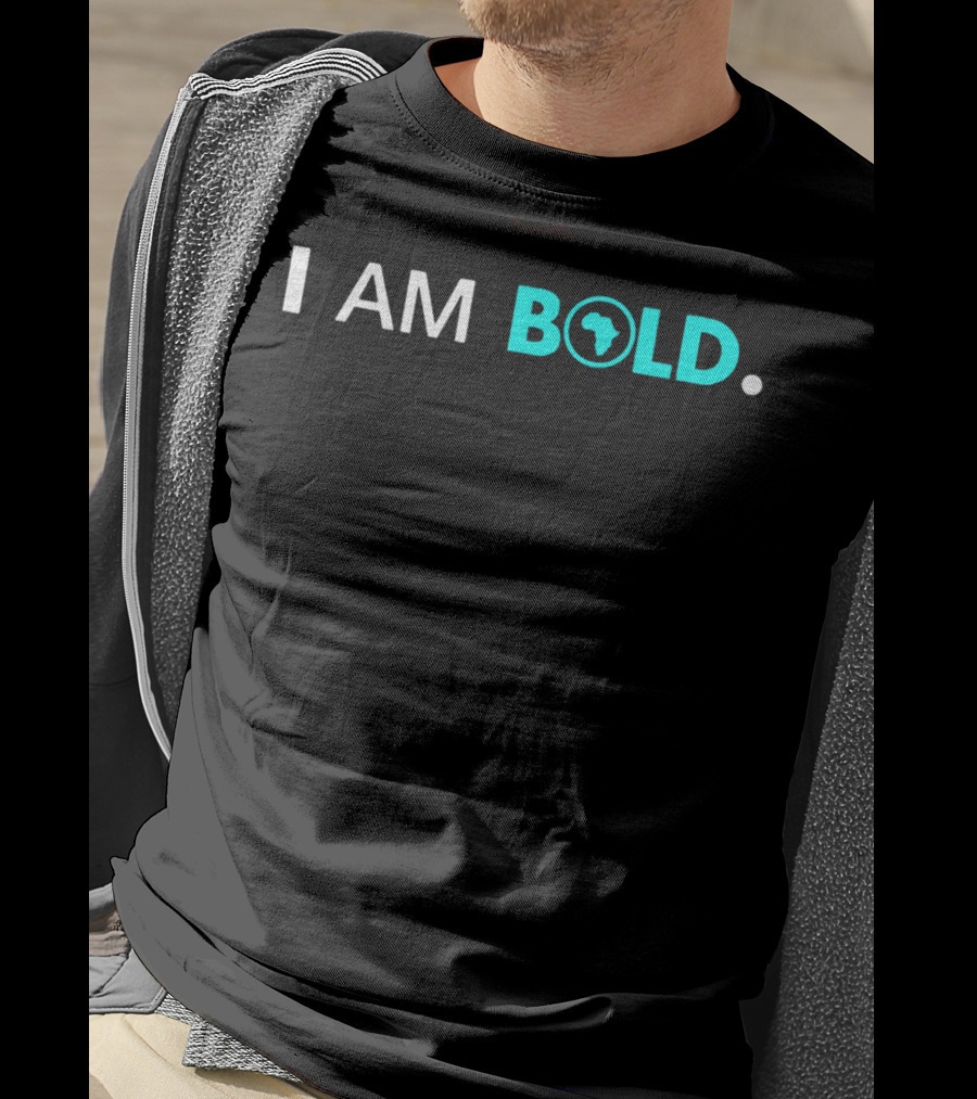 I Am Bold Africa Map T-Shirt