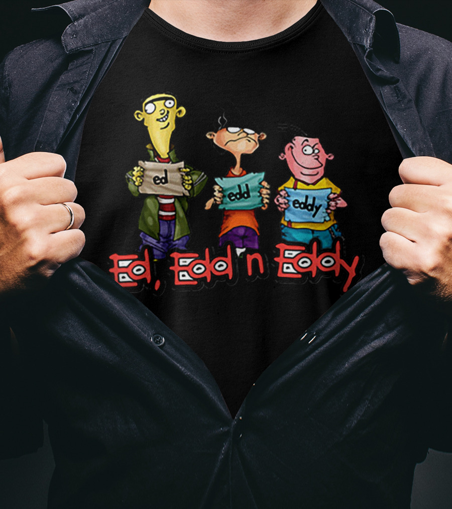 Ed Edd N Eddy Cartoon Characters With Names T-Shirt