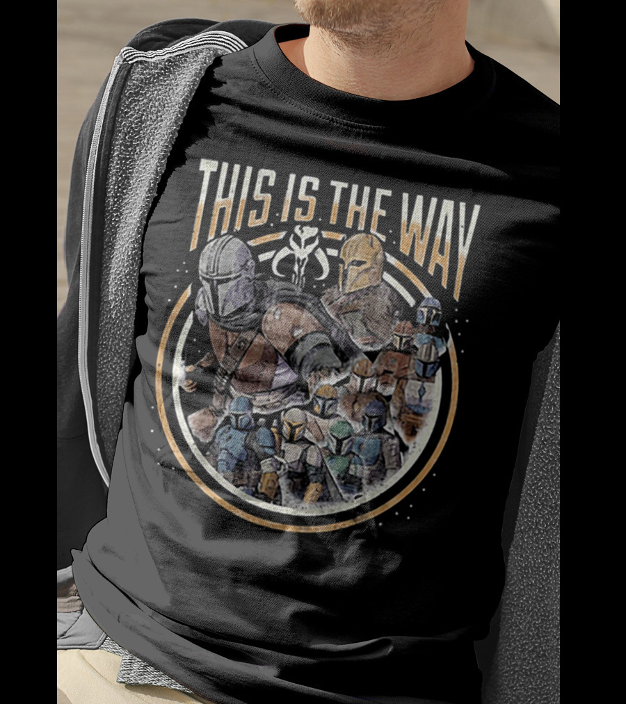 Boba Fett This Is The Way Star Wars Mandalorian Warriors T-Shirt