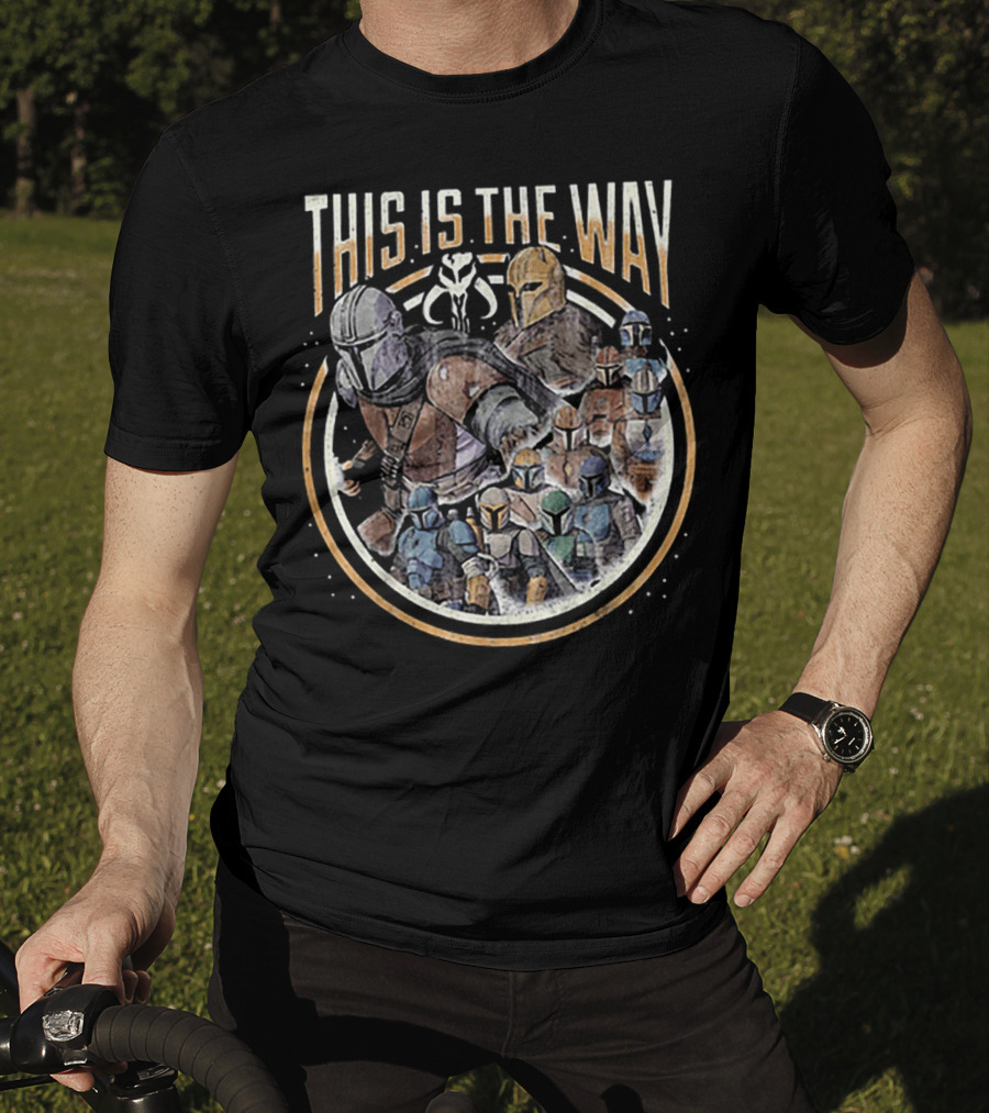 Boba Fett This Is The Way Star Wars Mandalorian Warriors T-Shirt