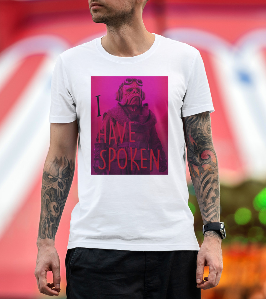 The Mandalorian Kuiil Portrait I Have Spoken T-Shirt