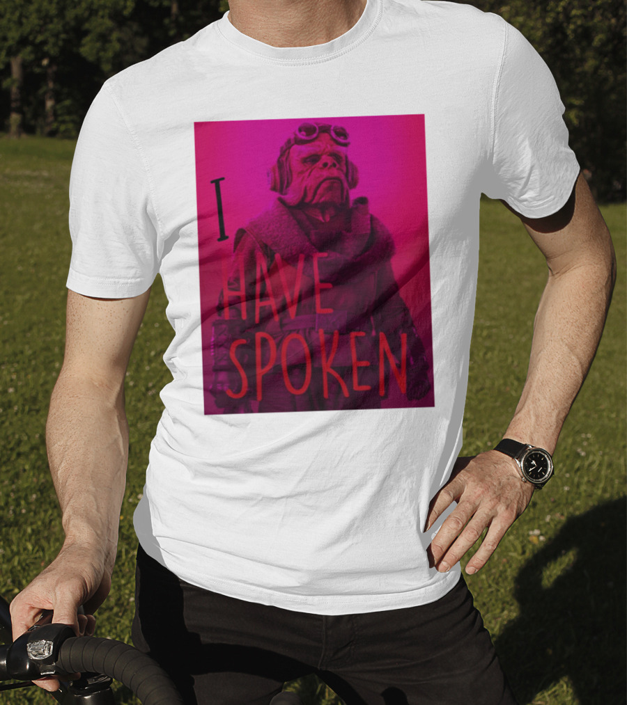 The Mandalorian Kuiil Portrait I Have Spoken T-Shirt