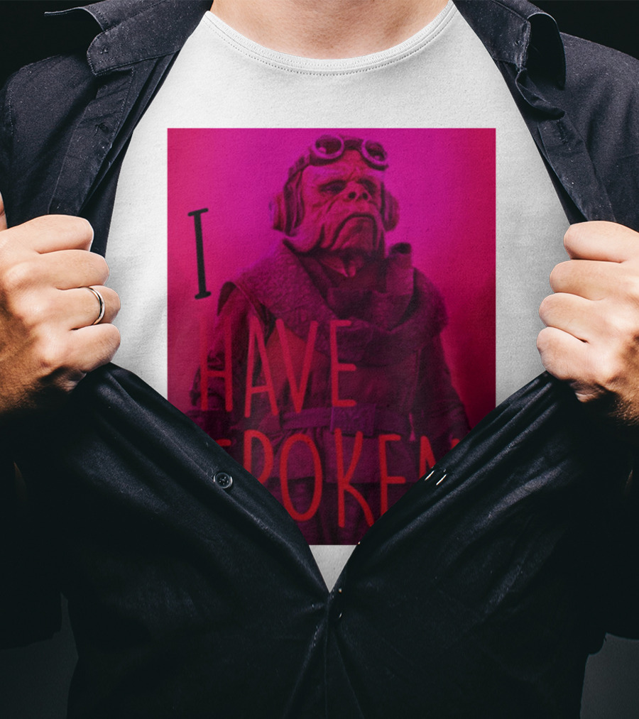 The Mandalorian Kuiil Portrait I Have Spoken T-Shirt