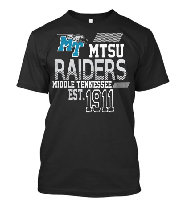 MTSU Raiders Middle Tennessee MT EST1911 T-Shirt