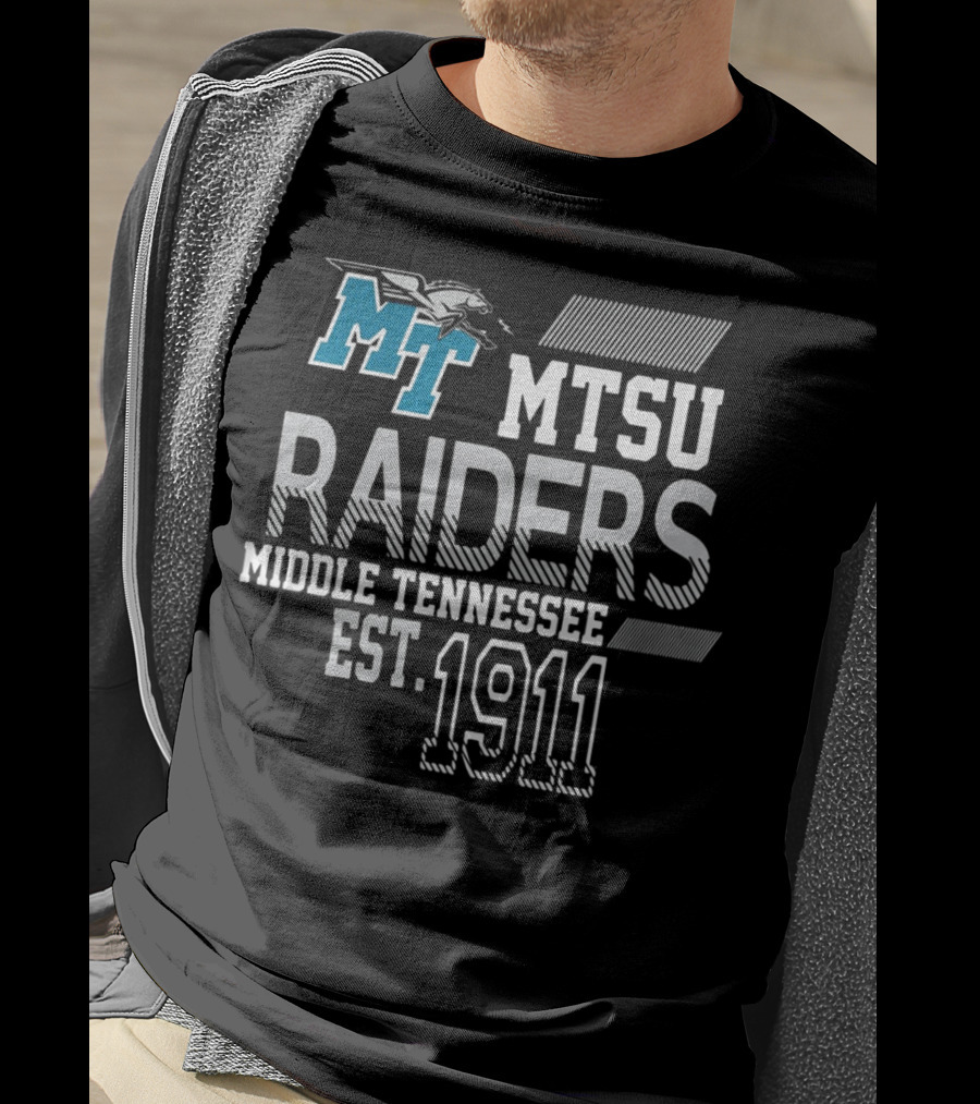 MTSU Raiders Middle Tennessee MT EST1911 T-Shirt