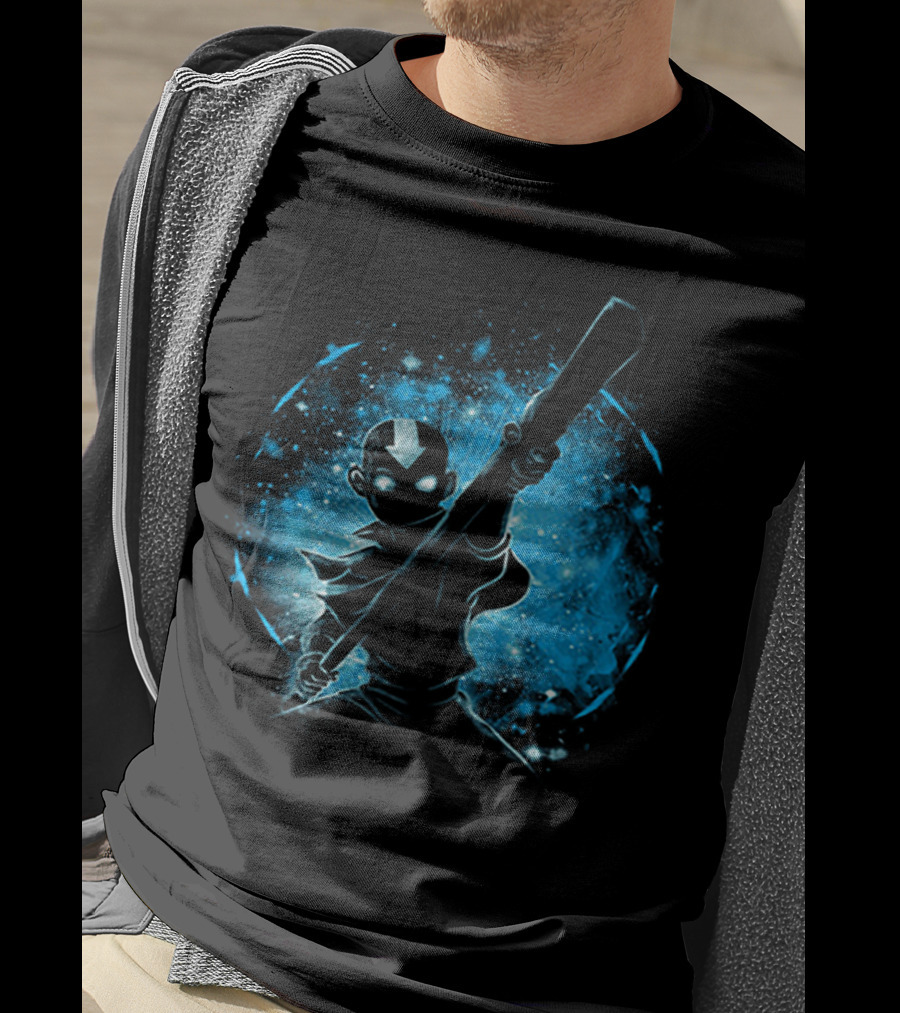 Aang Avatar Space Galaxy Adventure T-Shirt