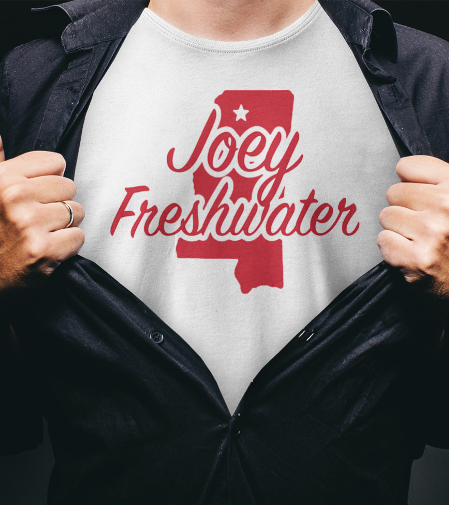 Joey Freshwater Mississippi Silhouette Star T-Shirt