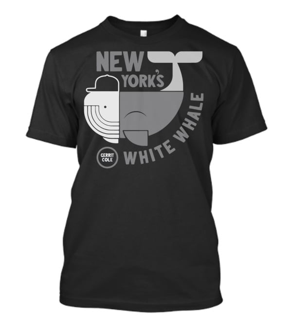 New York's Gerrit Cole White Whale Baseball T-Shirt