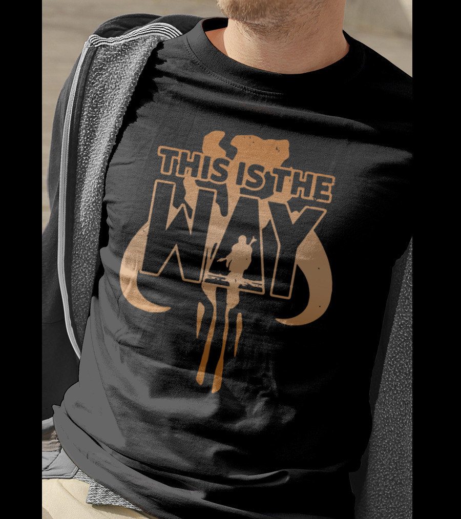This Is The Way Mandalorian Mythosaur Skull T-Shirt