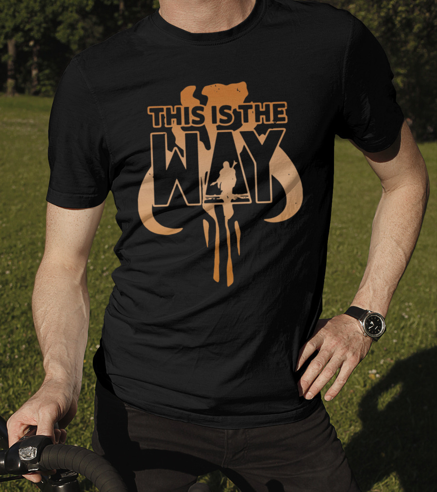 This Is The Way Mandalorian Mythosaur Skull T-Shirt