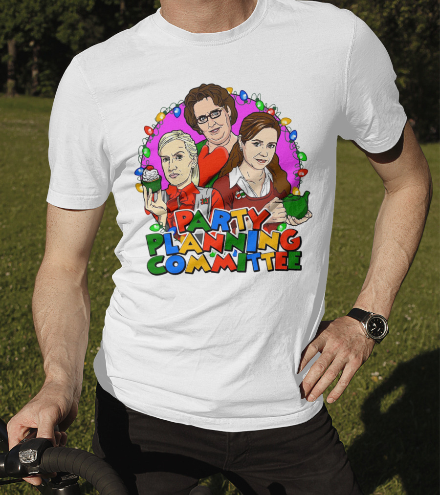 The Office Party Planning Committee Christmas Lights T-Shirt