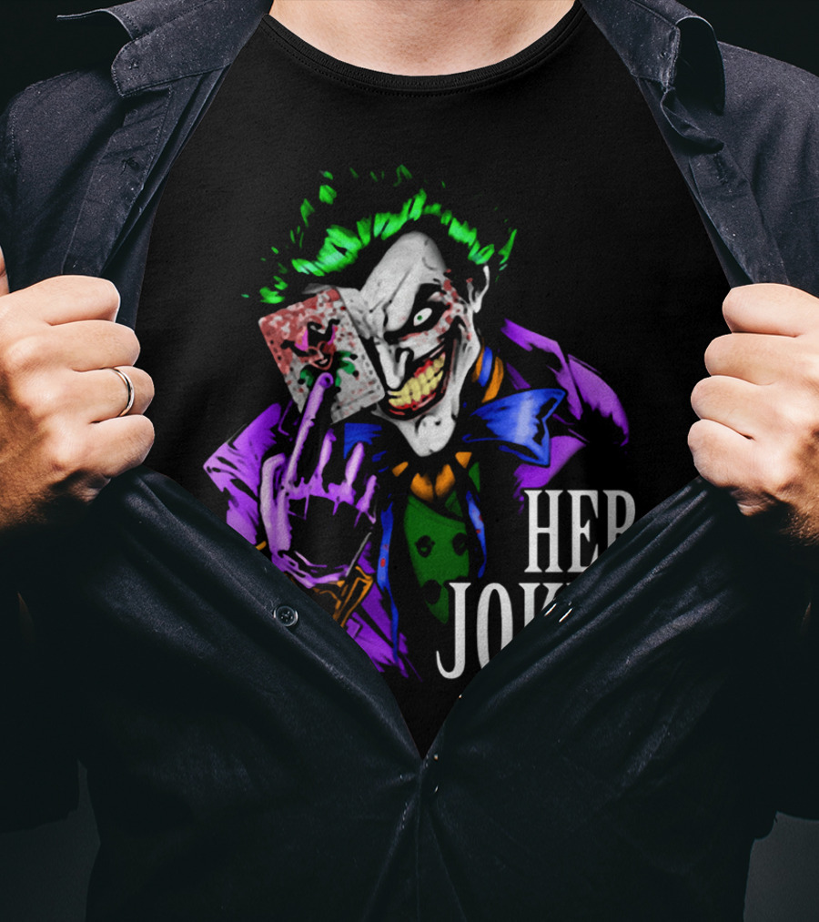 DC Comics Her Joker Playing Card Grinning Villain T-Shirt