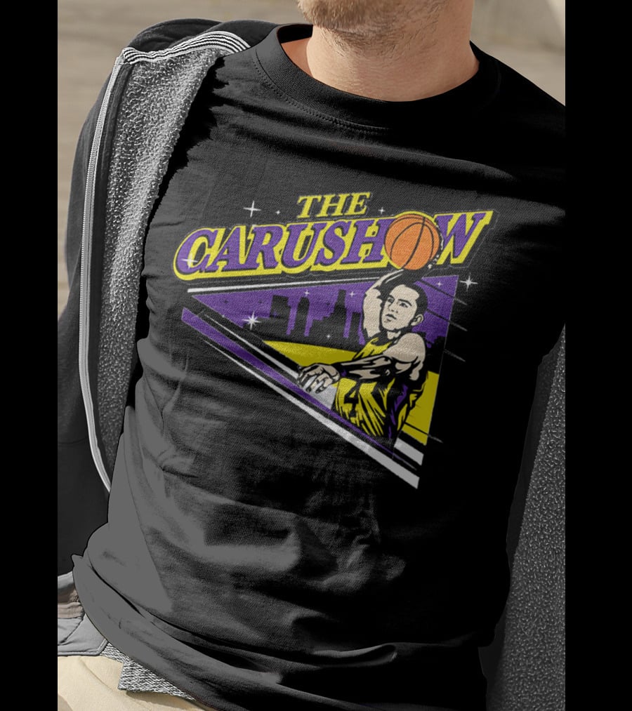 Alex Caruso The Carushow Basketball Los Angeles Skyline T-Shirt