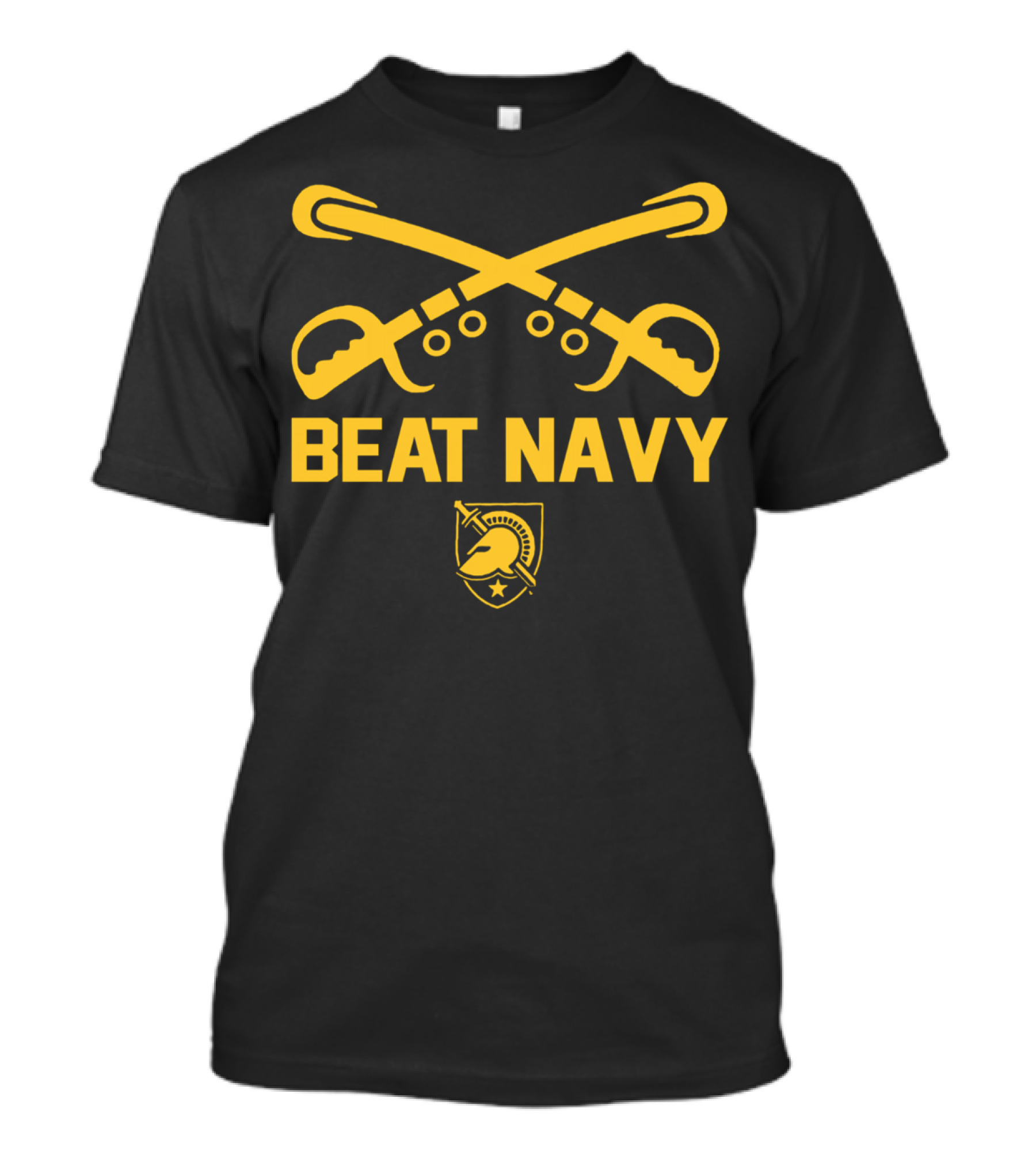 Army West Point Beat Navy Football Swords And Helmet Emblem T-Shirt
