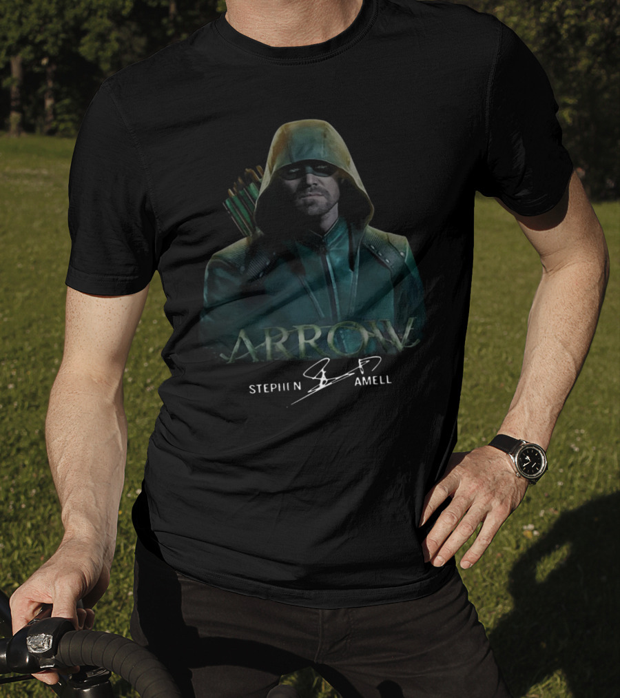 Arrow Stephen Amell Signature Hooded Archer T-Shirt