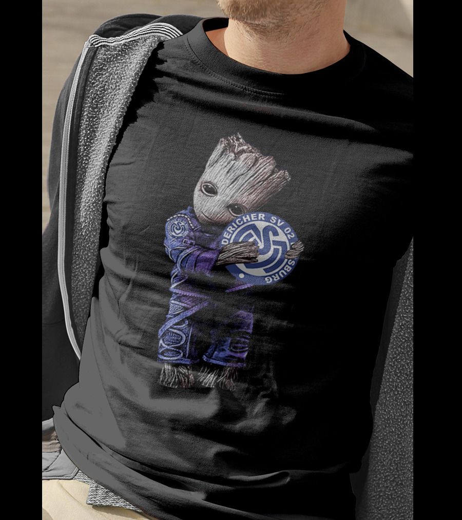 Baby Groot Hugging MSV Duisburg T-Shirt