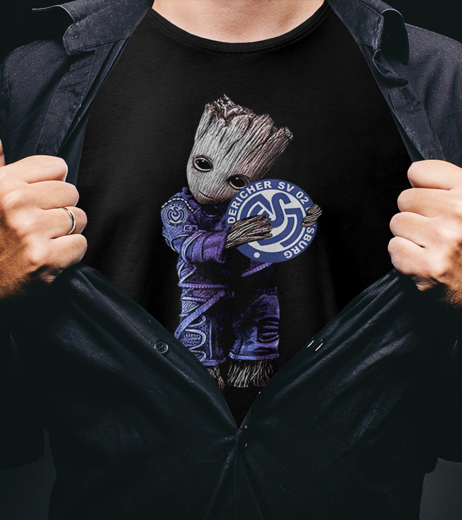 Baby Groot Hugging MSV Duisburg T-Shirt