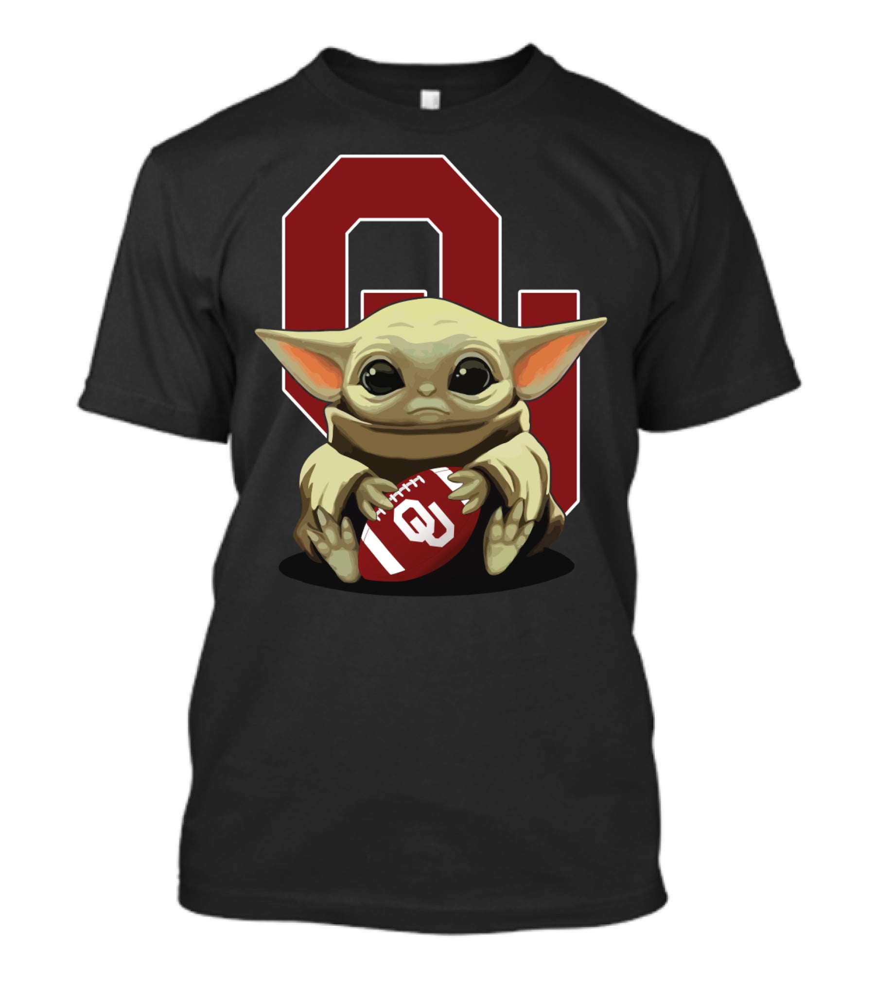 Yoda Baby Ou Sooners Football T-Shirt