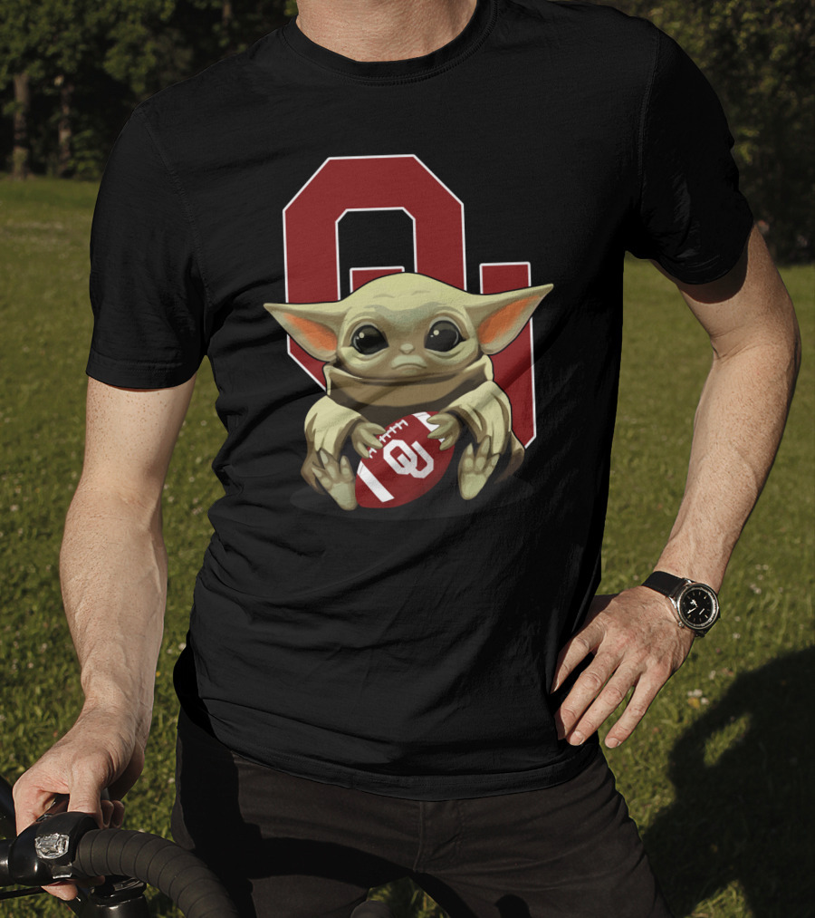 Yoda Baby Ou Sooners Football T-Shirt