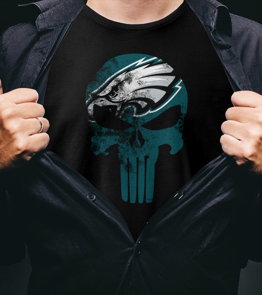 Eagles Skull Punisher T-Shirt